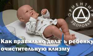 Как поставить клизму новорождённому: пошаговая инструкция и полезные видео