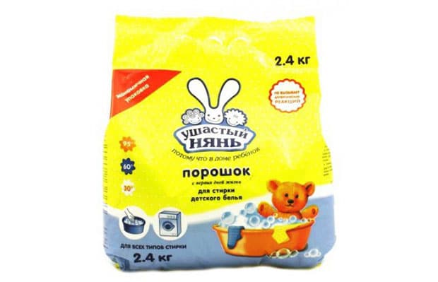 каким порошком стирать детские вещи