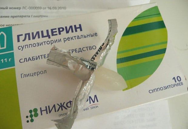 как использовать глицериновые свечи для детей